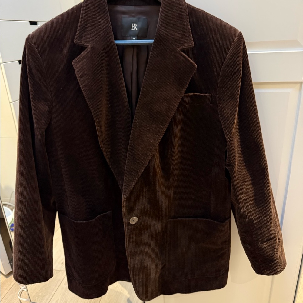 Banana Republic Dark Brown Corduroy Blazer